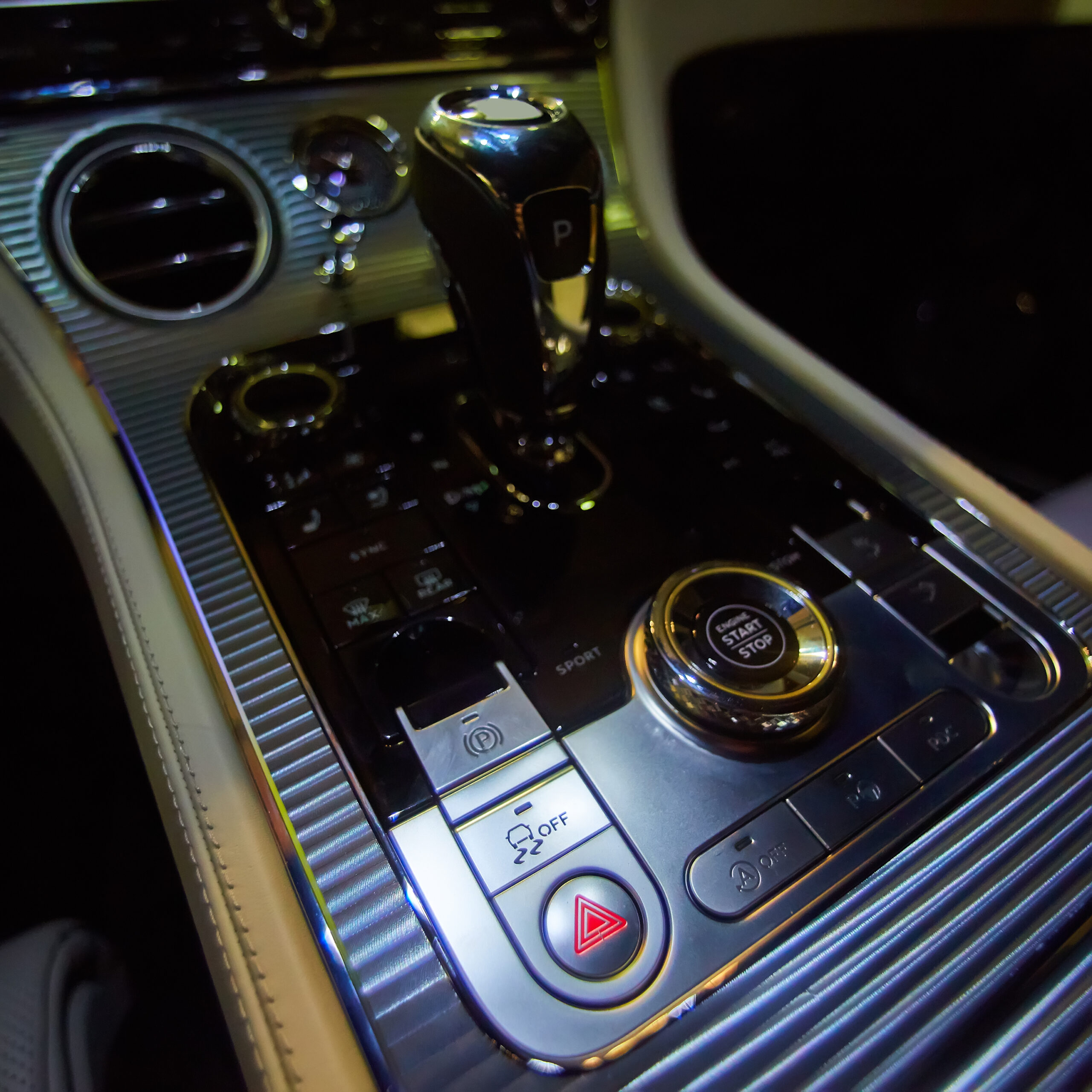Design details of minimalist concept of modern car